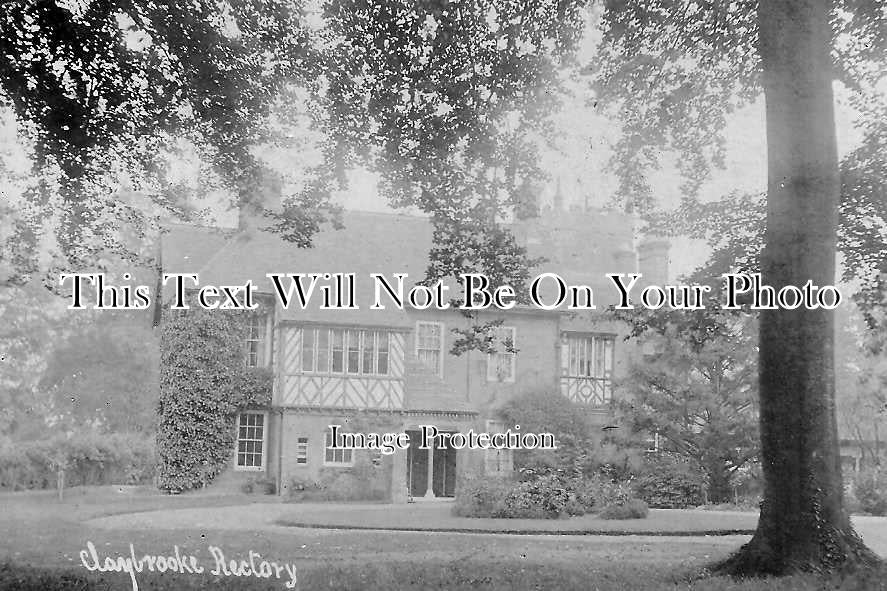 LC 349 - Claybrooke Parva Rectory, Leicester, Leicestershire c1904