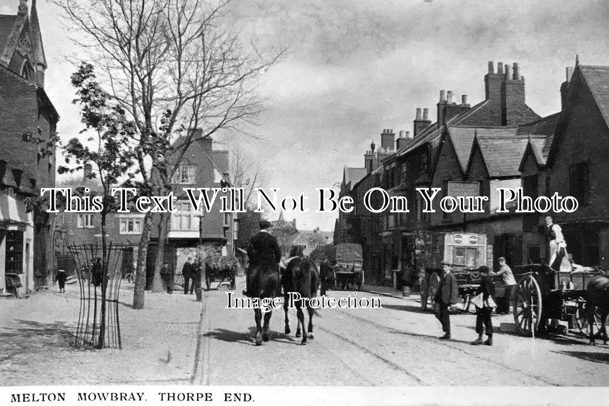 LC 353 - Thorpe End, Melton Mowbray, Leicestershire c1907