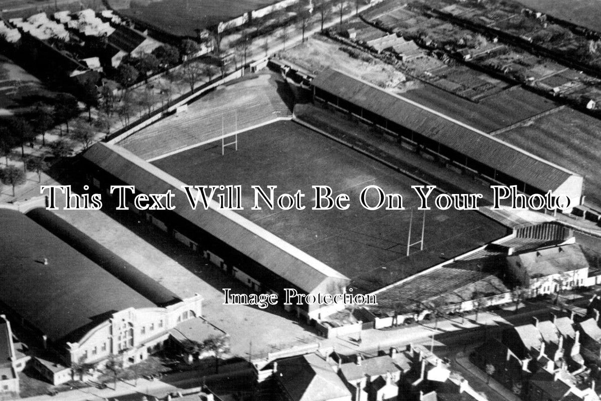 LC 370 - Aerial View Of Tigers Rugby Football Ground, Leicester, Leicestershire