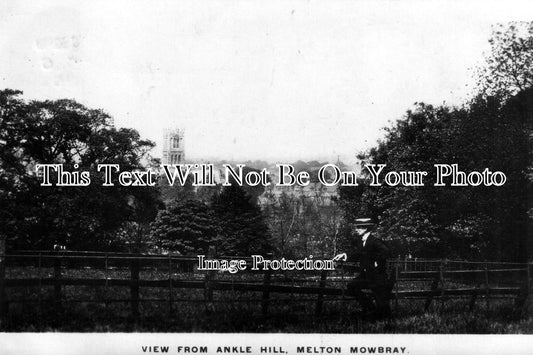 LC 4 - View From Ankle Hill, Melton Mowbray, Leicestershire c1913