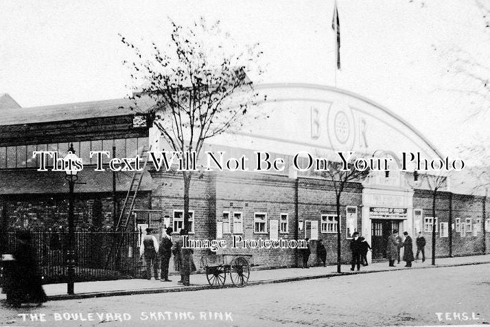 LC 44 - The Boulevard Roller Skating Rink, Leicester, Leicestershire c1910