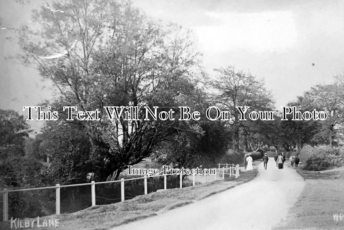 LC 447 - Kilby Lane, Leicestershire c1907