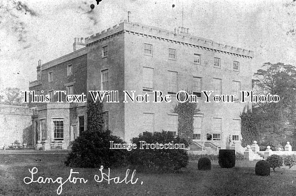 LC 455 - Langton Hall, Leicestershire