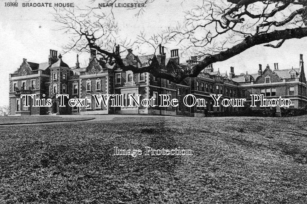 LC 47 - Bradgate House, Near Leicester, Leicestershire Demolished 1925