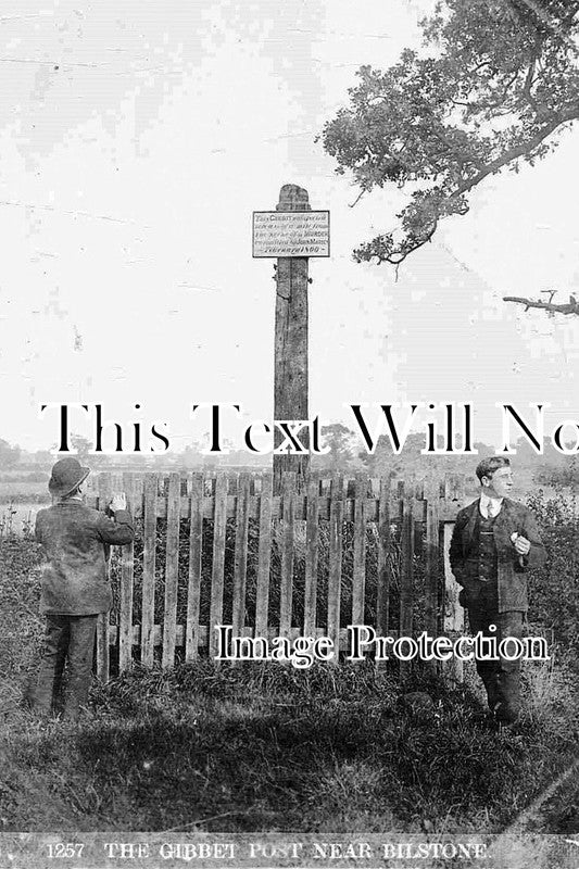 LC 5 - The Gibbet Post, Near Bilstone, Hinckley, Leicestershire c1910