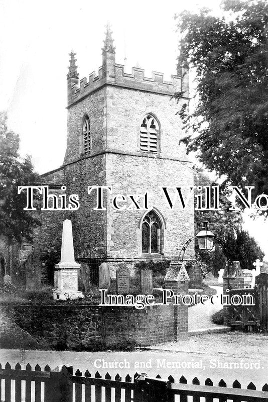 LC 580 - Sharnford Church & Memorial, Leicestershire