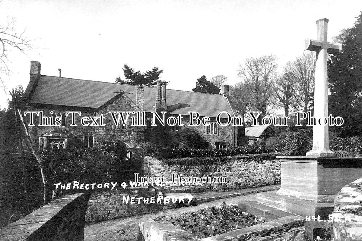 LC 623 - Rectory & War Memorial, Netherbury, Dorset