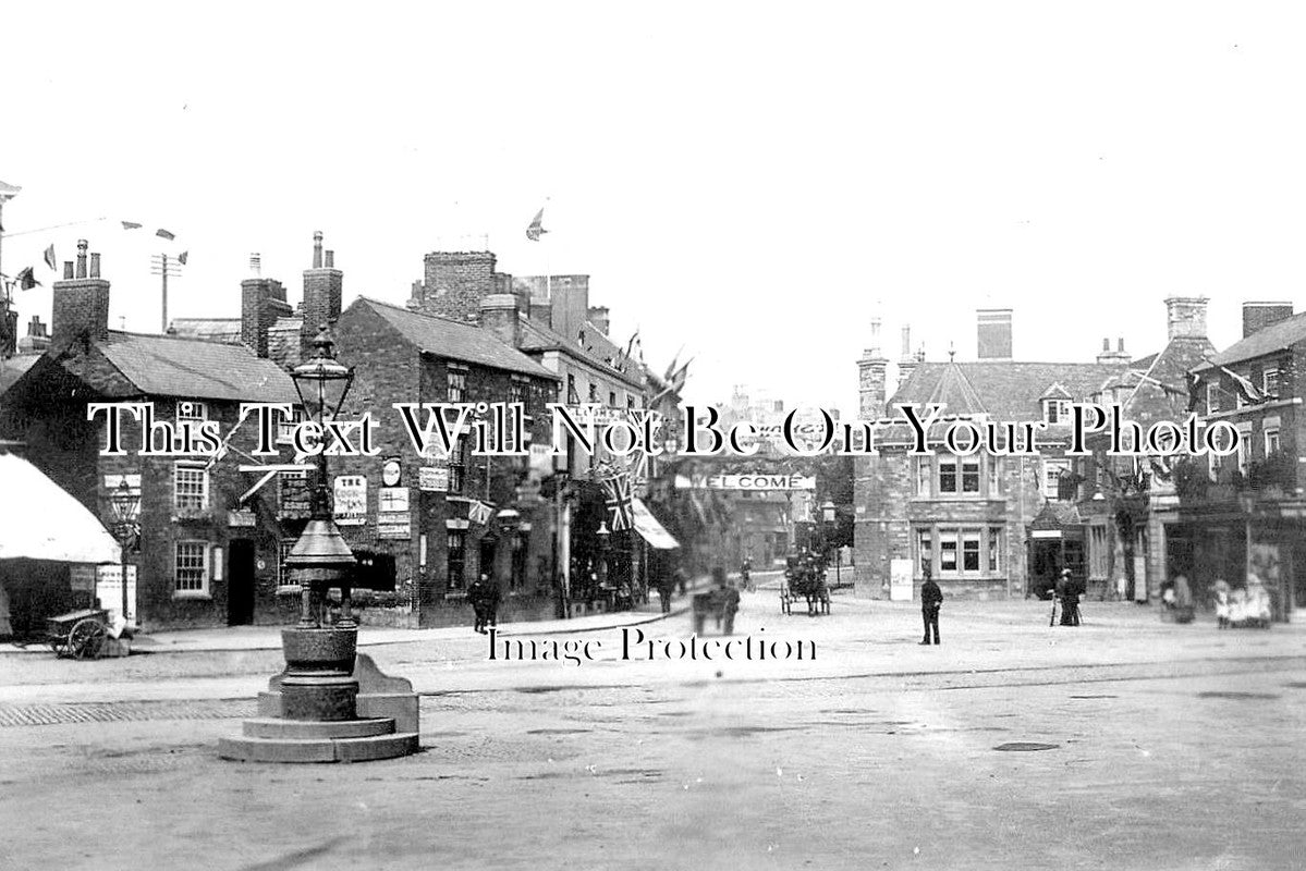 LC 665 - The Market & St Marys Road, Market Harborough, Leicestershire