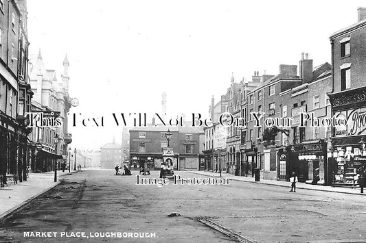 LC 673 -  Loughborough Market Place, Leicestershire c1907