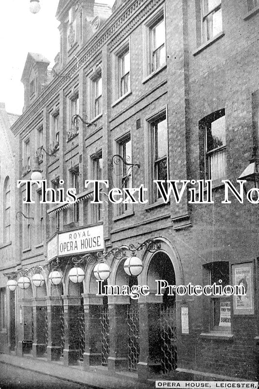 LC 751 - The Royal Opera House, Leicester, Leicestershire c1905