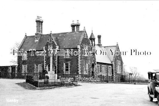 LC 801 - Harby School & War Memorial, Leicestershire