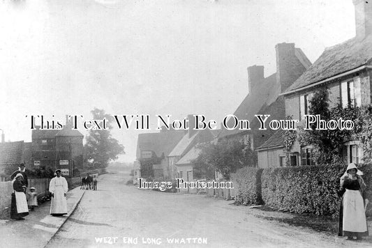 LC 819 - West End, Long Whatton, Leicestershire c1906