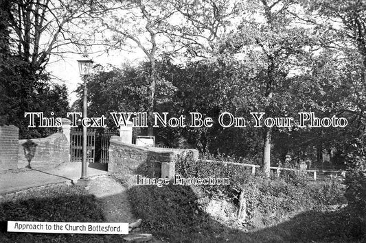 LC 860 - Approach To Church, Bottesford, Leicestershire