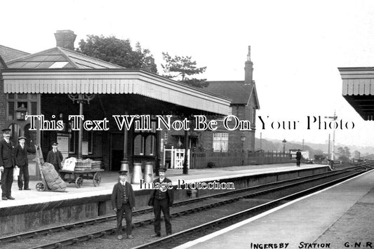 LC 975 - Ingersby Railway Station, Leicestershire c1920