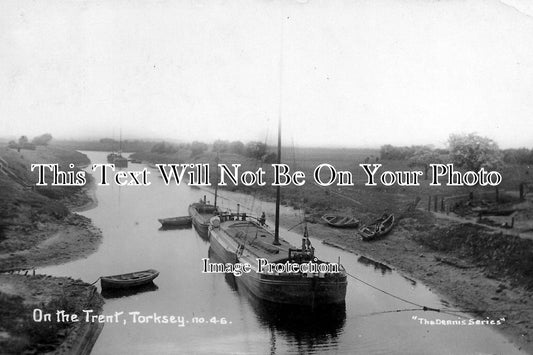 LI 1009 - Barges On The Trent At Torksey, Lincolnshire