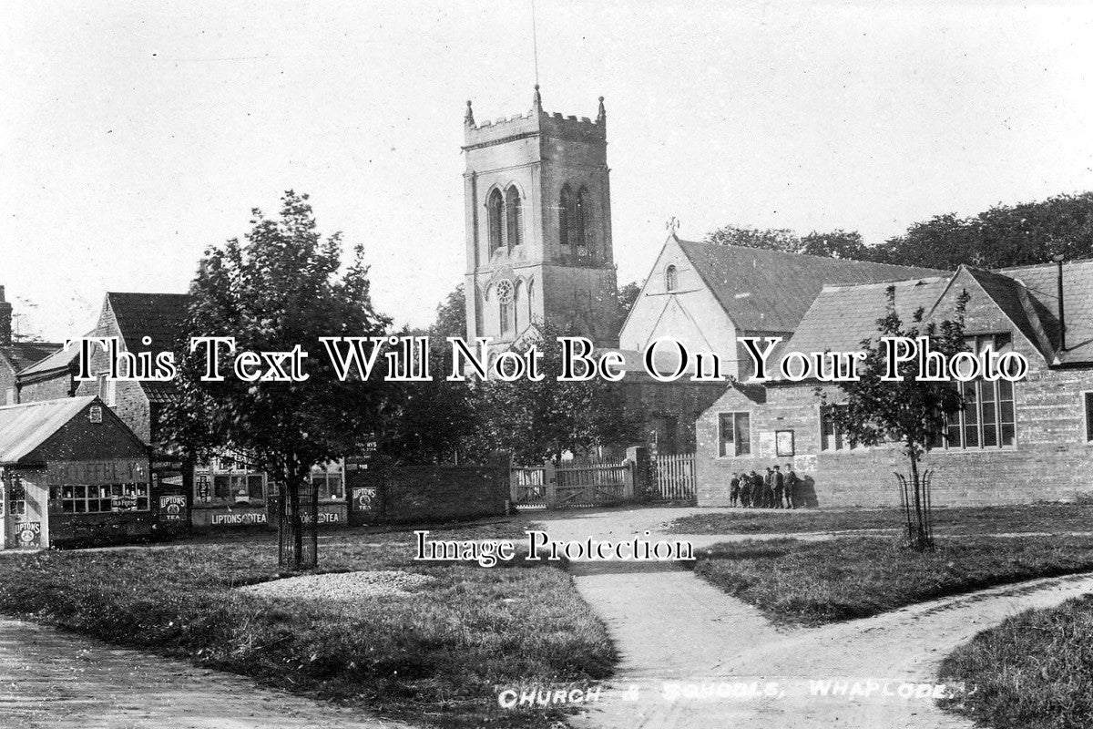 LI 1016 - Church & Schools, Whaplode, Holbeach, Lincolnshire c1905