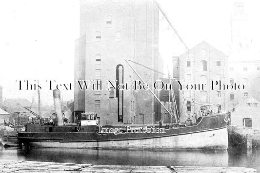 LI 1039 - Shipping Steam Ship S S Welholme, Victoria Mills, Grimsby, Lincolnshire