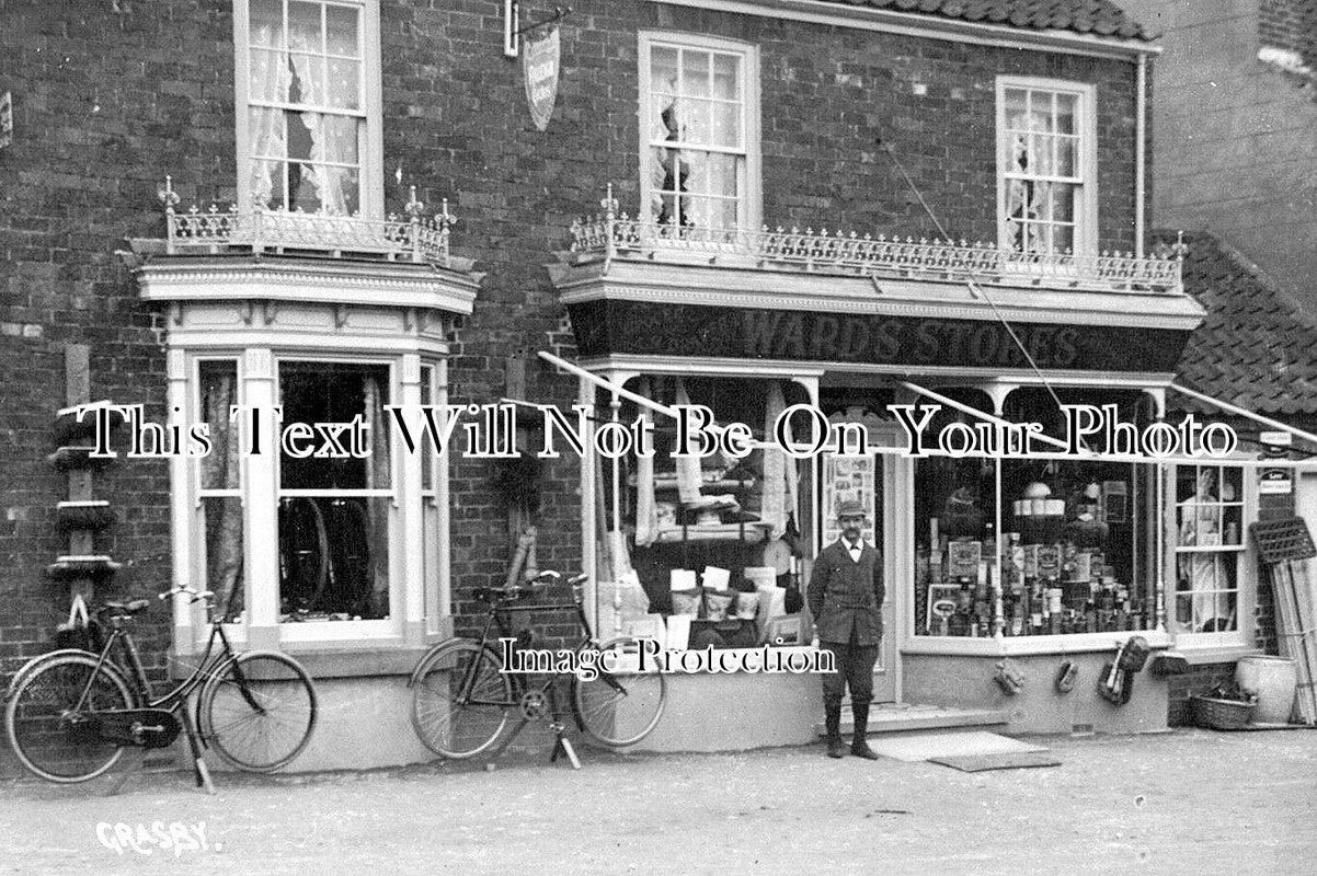 LI 1068 - Wards Stores, Grasby, Lincolnshire c1906