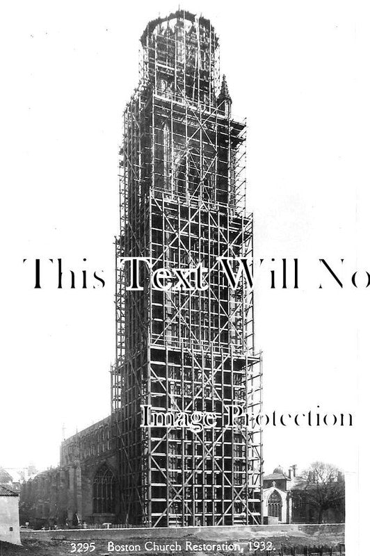 LI 1128 - Boston Church Restoration, Lincolnshire c1932