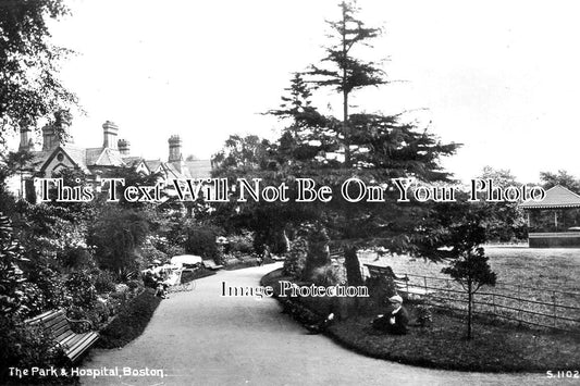 LI 1147 - Park & Hospital, Boston, Lincolnshire c1909