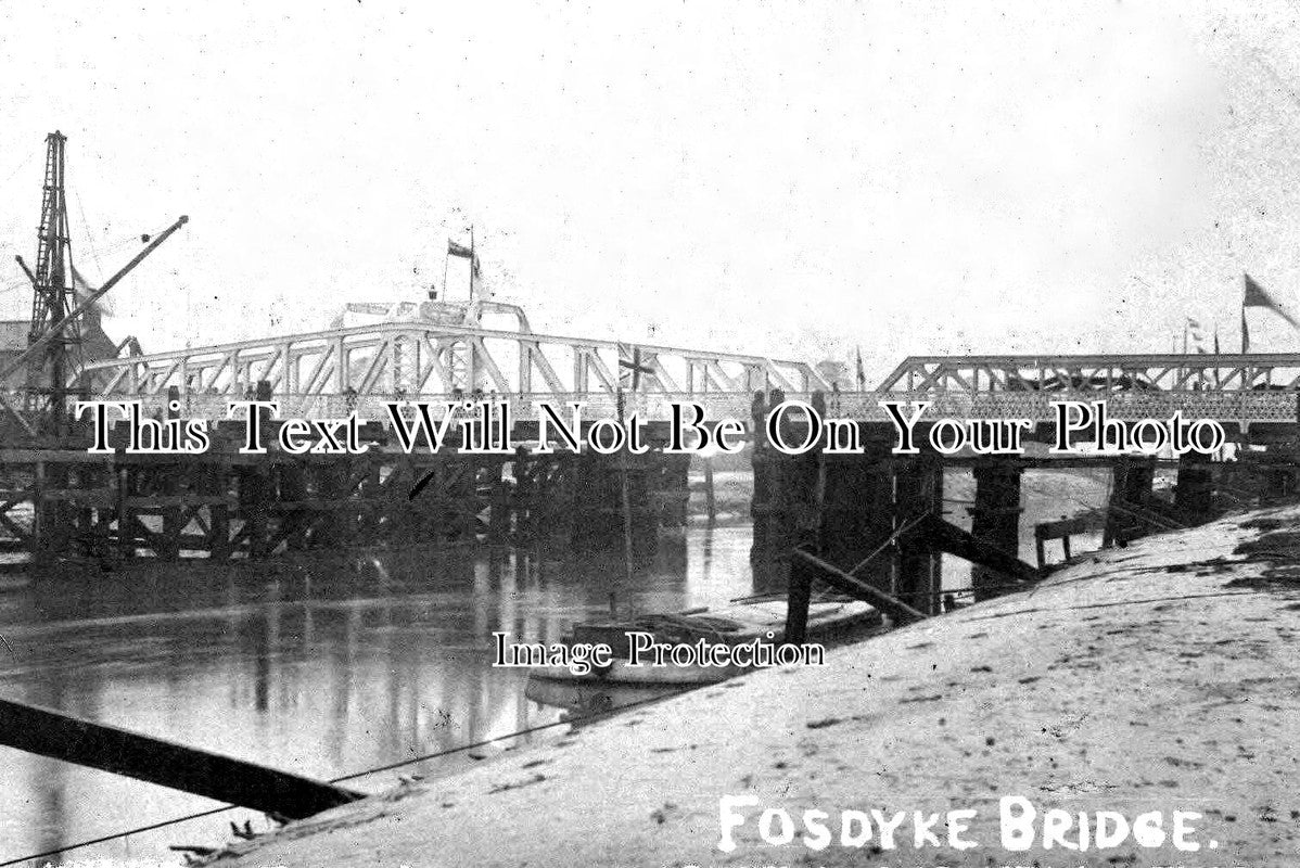 LI 1176 - Fosdyke Bridge, Boston, Lincolnshire c1905