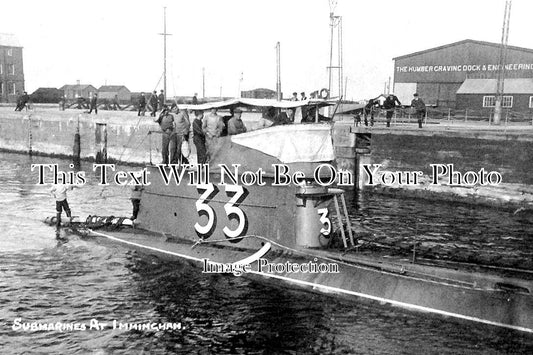 LI 1187 - Submarines At Immingham, Lincolnshire