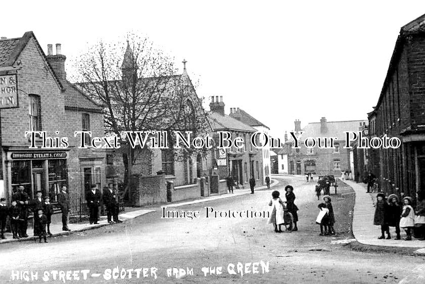 LI 1201 - High Street, Scotter From The Green, Lincolnshire