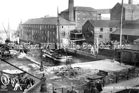 LI 1215 - River Head, Grimsby, Lincolnshire c1916