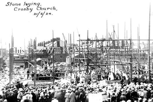 LI 1297 - St Georges Church Stone Laying Ceremony, Crosby, Lincolnshire 1924