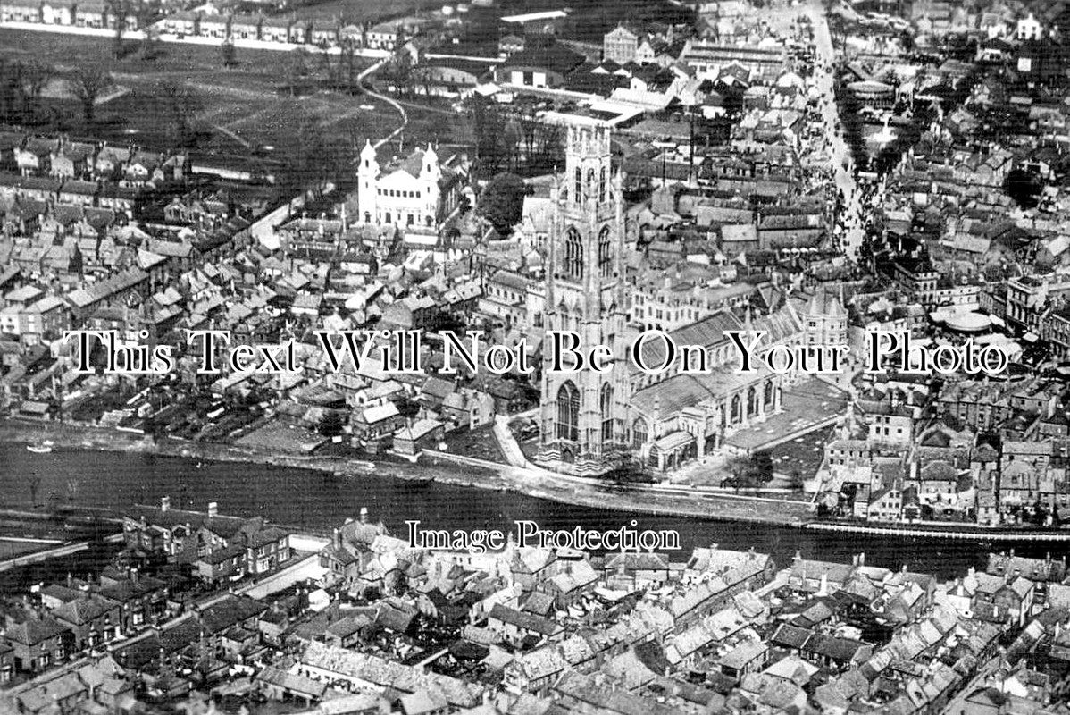 LI 1311 - Boston From The Air, Lincolnshire