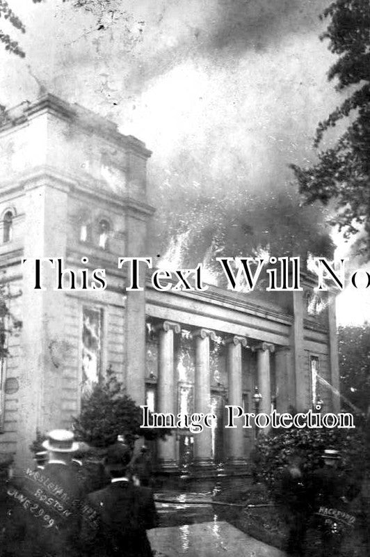 LI 1335 - Wesleyan Chapel Fire, Boston, Lincolnshire 1909