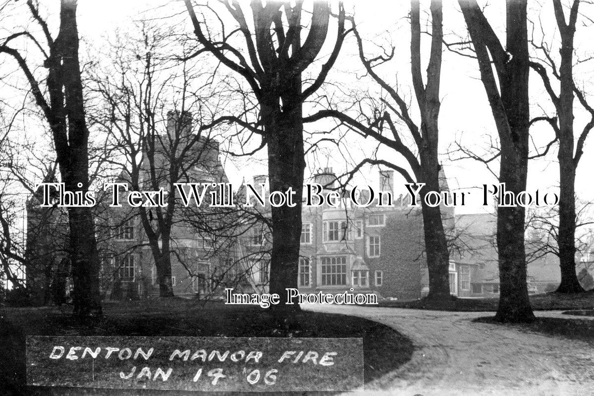 LI 1419 - Denton Manor Fire, Lincolnshire 1906