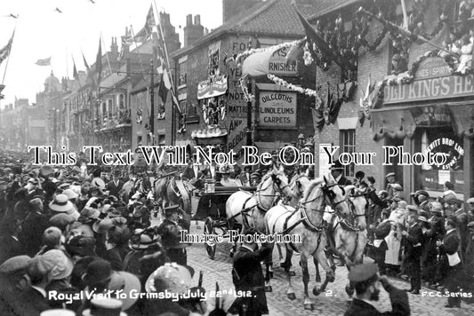 LI 1463 - 1912 Royal Visit To Grimsby, Lincolnshire