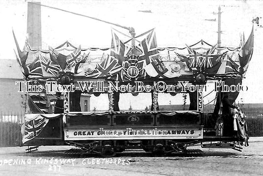 LI 1508 - Grimsby Tram Opening Of Kingsway, Cleethorpes, Lincolnshire 1906