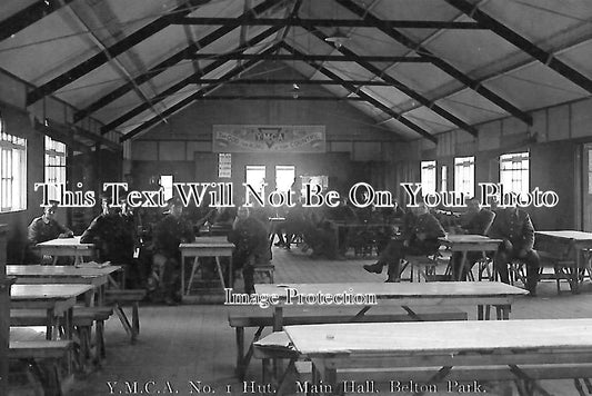LI 1510 - Belton Park YMCA No. 1 Hut, Main Hall, Lincolnshire c1918