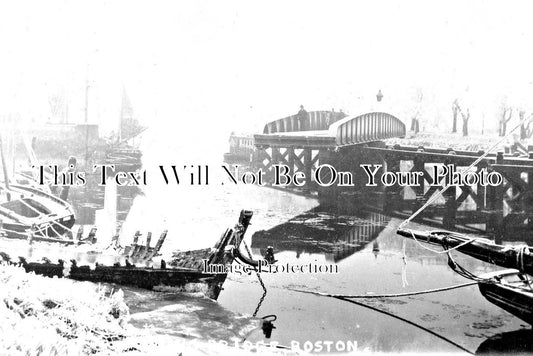 LI 1532 - Swing Bridge, Dock Crossing, Boston, Lincolnshire c1904