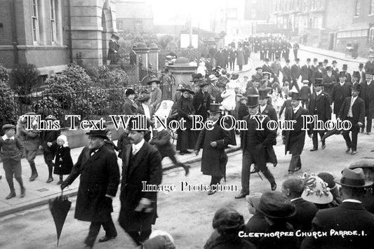 LI 1542 - Church Parade, Cleethorpes, Lincolnshire c1910