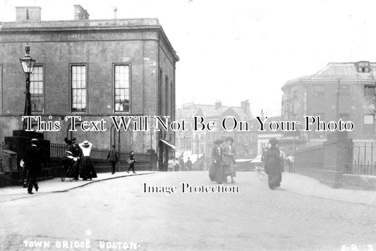 LI 1614 - The Town Bridge, Boston, Lincolnshire c1905