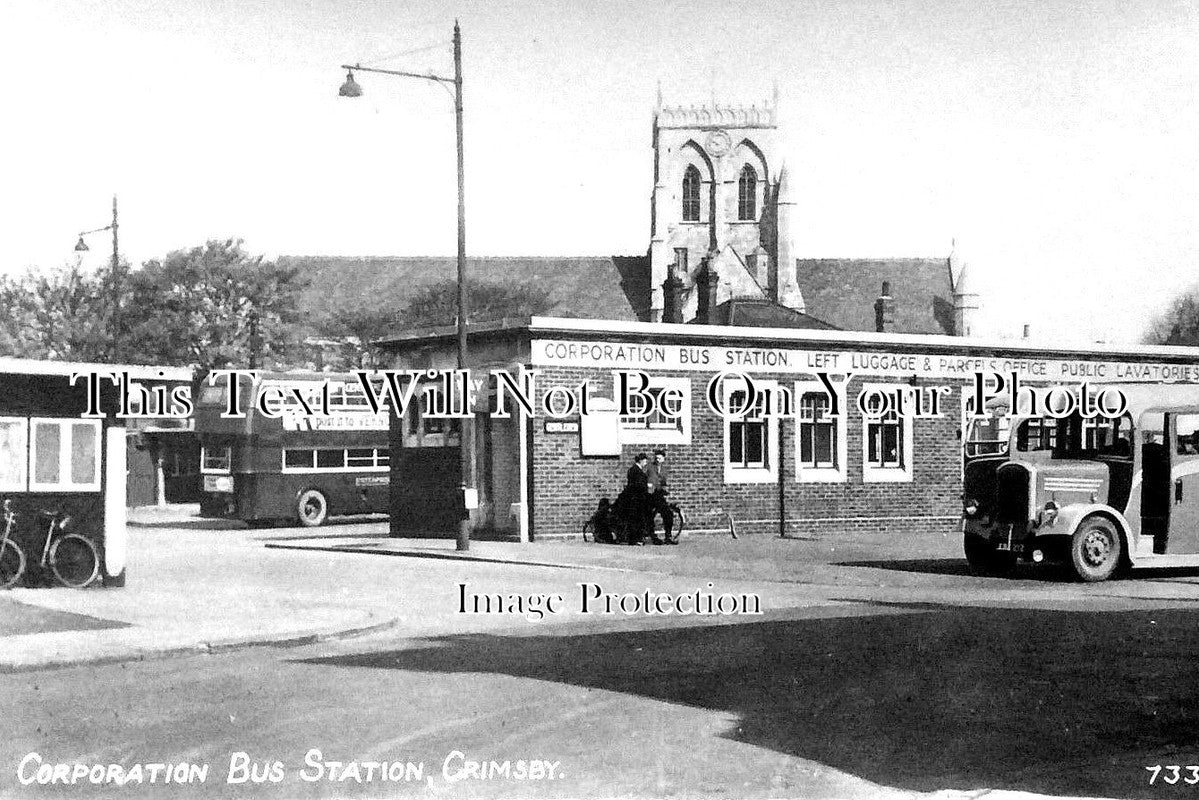 LI 1631 - Corporation Bus Station, Grimsby, Lincolnshire