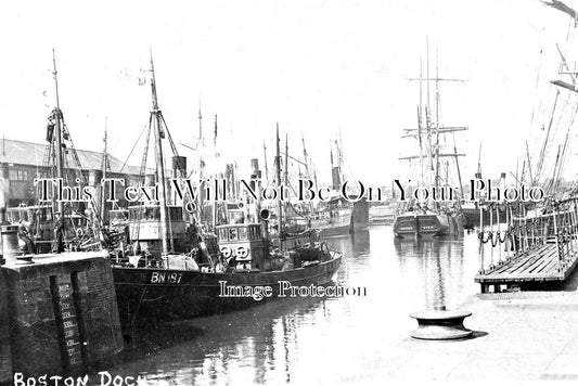LI 1678 - Boston Dock, Boston, Lincolnshire c1909