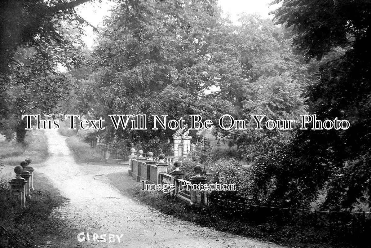 LI 1700 - Entrance To Grisby Manor, Market Rasen, Lincolnshire