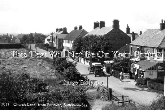 LI 1703 - Church Lane From Pullover, Sutton On Sea, Lincolnshire