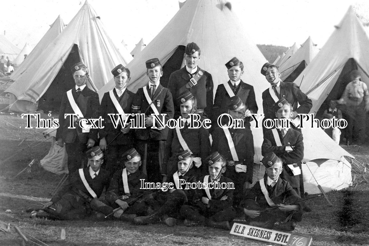 LI 1735 - Boys Brigade Bugle Band, Skegness GLB, Lincolnshire 1911
