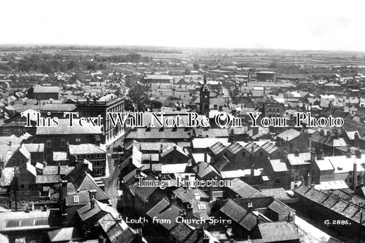 LI 1792 - Louth From Church Spire, Lincolnshire