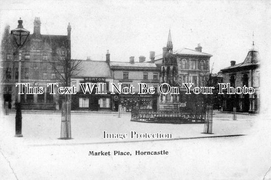 LI 184 - Market Place, Horncastle, Lincolnshire c1903