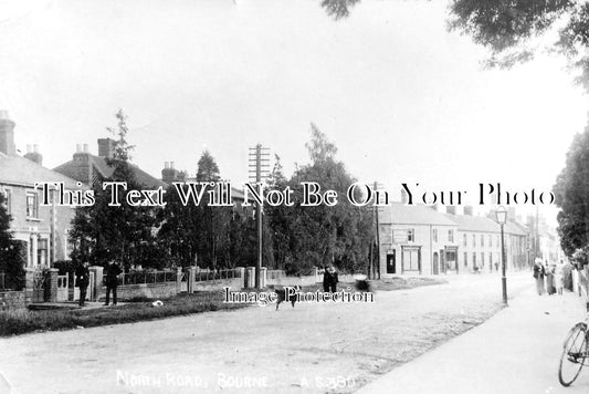 LI 1848 - North Road, Bourne, Lincolnshire c1913