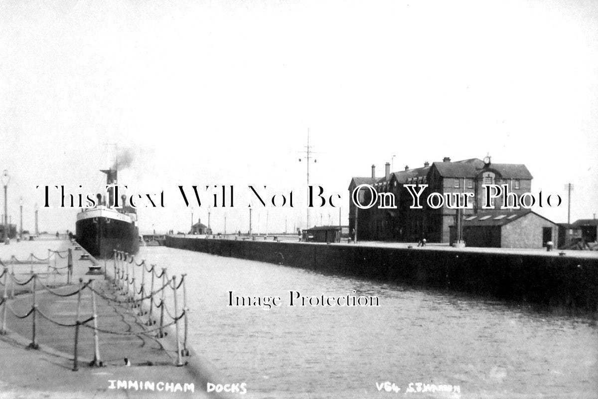 LI 1863 - The Docks, Immingham, Lincolnshire c1924