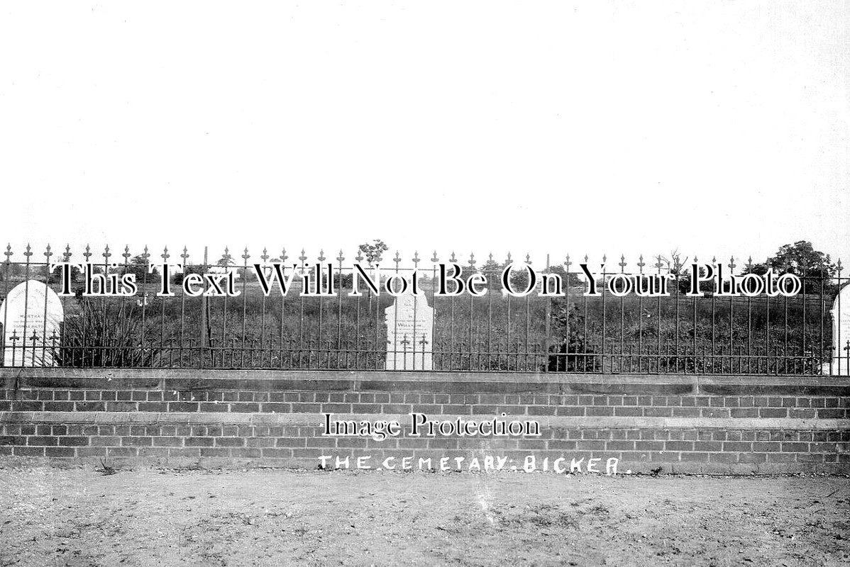 LI 1875 - The Cemetary, Bicker, Lincolnshire