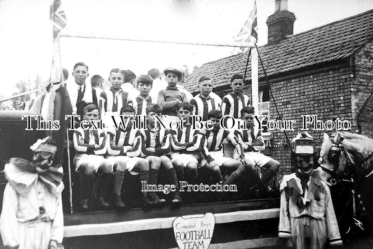 LI 1898 - Crowland Boys Football Team, Lincolnshire