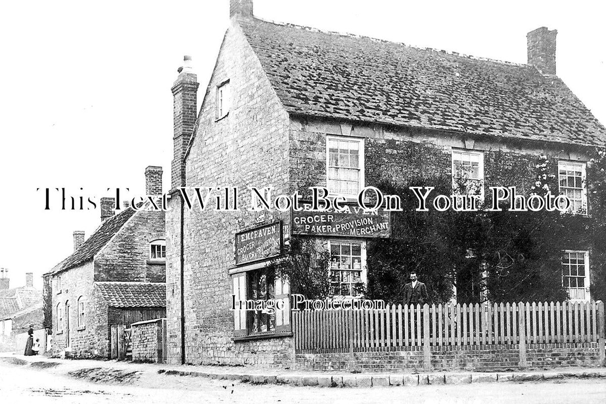 LI 1925 - E M Craven Grocers Store, South Witham, Lincolnshire